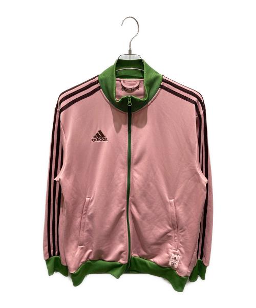 adidas（アディダス）adidas (アディダス) トラックジャケット ピンク サイズ:2Lの古着・服飾アイテム