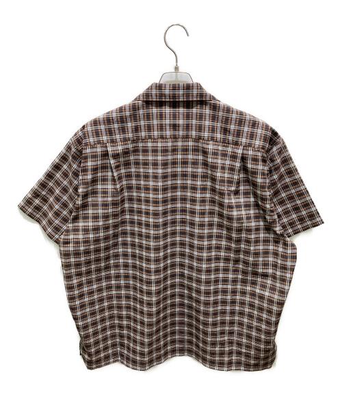 DAIWA PIER39（ダイワ ピア39）DAIWA PIER39 (ダイワ ピア39) Tech Regular Collar Shirts S/S ブラウン サイズ:Ｍの古着・服飾アイテム