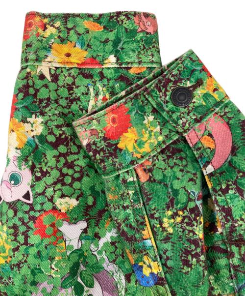 LEVI'S（リーバイス）LEVI'S (リーバイス) pokemon (ポケモン) デニムジャケット グリーン サイズ:Mの古着・服飾アイテム