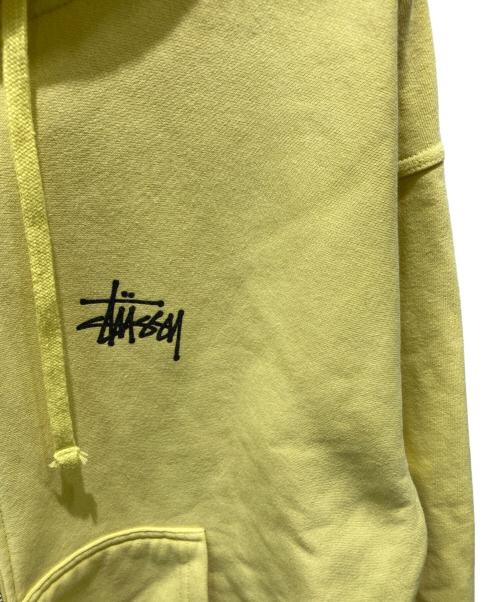 stussy（ステューシー）stussy (ステューシー) Basic Zip Hoodジップパーカー イエロー サイズ:XLの古着・服飾アイテム