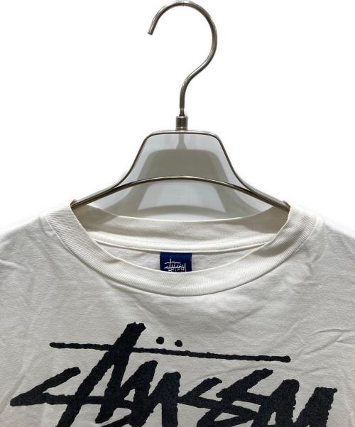 stussy（ステューシー）stussy (ステューシー) プリントTシャツ ホワイト サイズ:Ｌの古着・服飾アイテム