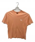 stussyステューシー）の古着「プリントTシャツ」｜ピンク