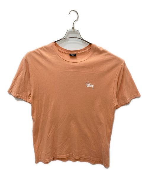 stussy（ステューシー）stussy (ステューシー) プリントTシャツ ピンク サイズ:Ｌの古着・服飾アイテム