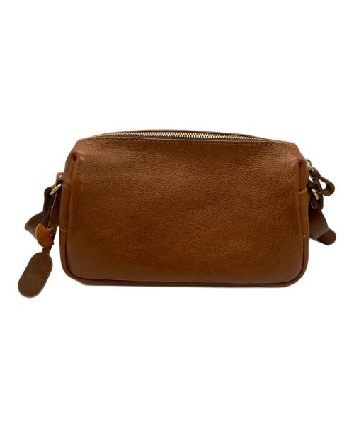 organic（オーガニック）organic (オーガニック) レザーショルダーバッグ ブラウンの古着・服飾アイテム