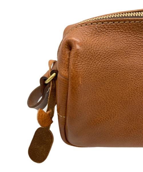 organic（オーガニック）organic (オーガニック) レザーショルダーバッグ ブラウンの古着・服飾アイテム