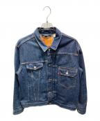 BEAMS×LEVI'Sビームス×リーバイス）の古着「HALF & HALF COLLECTION DENIM JKT」｜ブルー