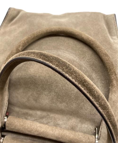 MaxMara（マックスマーラ）MaxMara (マックスマーラ) スウェード2WAYバッグ ブラウンの古着・服飾アイテム
