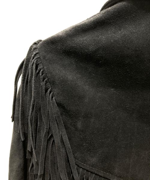 SCHOTT BROS.（ショット）SCHOTT BROS. (ショットブロス) AMERICAN RAG CIE (アメリカンラグシー) フリンジレザージャケット ブラック サイズ:32の古着・服飾アイテム