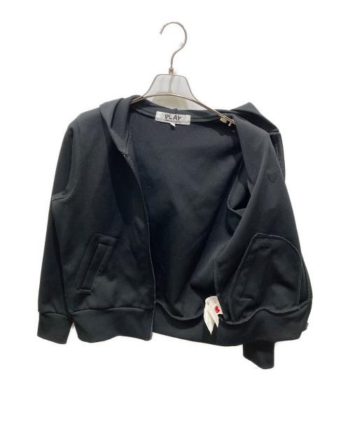 PLAY COMME des GARCONS（プレイコムデギャルソン）PLAY COMME des GARCONS (プレイコムデギャルソン) ジップパーカー ブラック サイズ:Lの古着・服飾アイテム