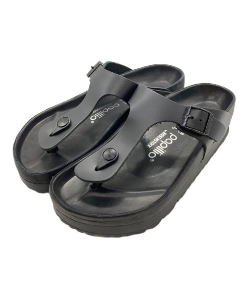 papillio（パピリオ）papillio (パピリオ) トングサンダル　GIZEH PAP FLEX PLATFORM　ギゼ PAP フレックス プラットフォーム ブラック サイズ:23㎝の古着・服飾アイテム