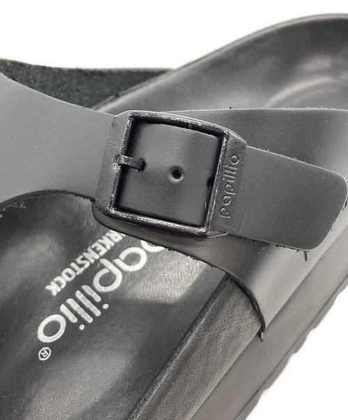 papillio（パピリオ）papillio (パピリオ) トングサンダル　GIZEH PAP FLEX PLATFORM　ギゼ PAP フレックス プラットフォーム ブラック サイズ:23㎝の古着・服飾アイテム