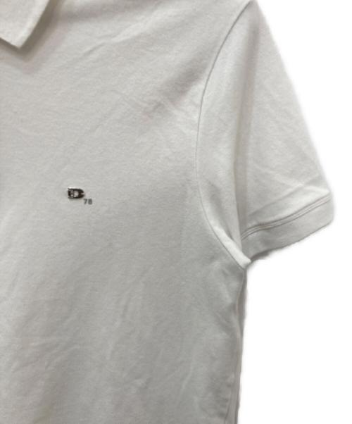 DIESEL（ディーゼル）DIESEL (ディーゼル) ハーフジップシャツ ホワイト サイズ:Sの古着・服飾アイテム