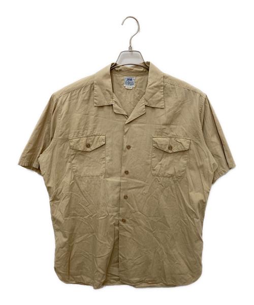 ELBECO（エルベコ）Elbeco (エルベコ) オープンカラーシャツ ベージュ サイズ:Lの古着・服飾アイテム