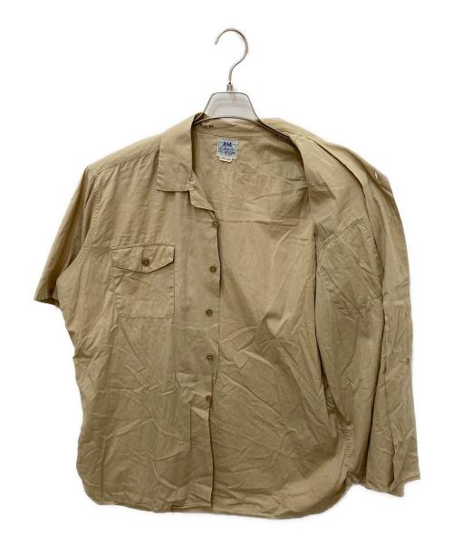 ELBECO（エルベコ）Elbeco (エルベコ) オープンカラーシャツ ベージュ サイズ:Lの古着・服飾アイテム