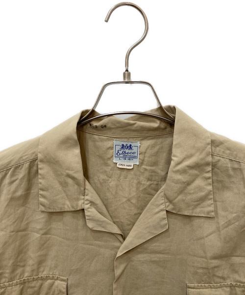 ELBECO（エルベコ）Elbeco (エルベコ) オープンカラーシャツ ベージュ サイズ:Lの古着・服飾アイテム