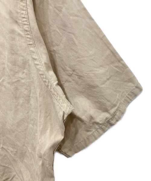 ELBECO（エルベコ）Elbeco (エルベコ) オープンカラーシャツ ベージュ サイズ:Lの古着・服飾アイテム