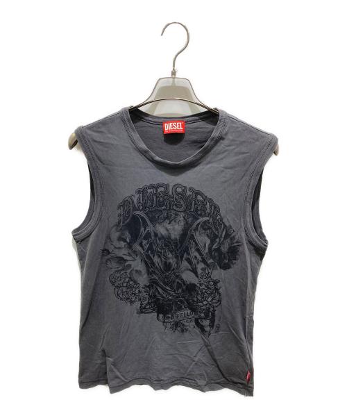 DIESEL（ディーゼル）DIESEL (ディーゼル) タンクトップ グレー サイズ:Ｓの古着・服飾アイテム