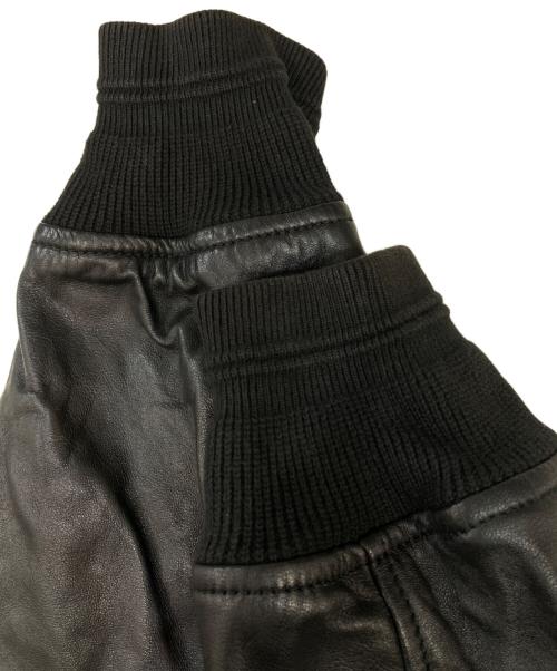 DIESEL（ディーゼル）DIESEL (ディーゼル) レザージャケット ブラック サイズ:46の古着・服飾アイテム