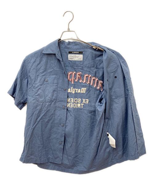 AVIREX（アヴィレックス）AVIREX (アヴィレックス) 半袖シャツ ブルー サイズ:Mの古着・服飾アイテム