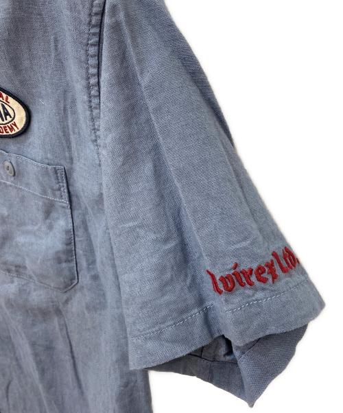 AVIREX（アヴィレックス）AVIREX (アヴィレックス) 半袖シャツ ブルー サイズ:Mの古着・服飾アイテム