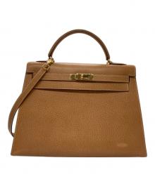 HERMES（エルメス）の古着「ケリー32 外縫い」｜ブラウン