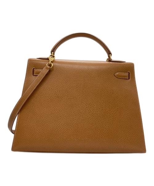 HERMES（エルメス）HERMES (エルメス) ケリー32 外縫い ブラウンの古着・服飾アイテム