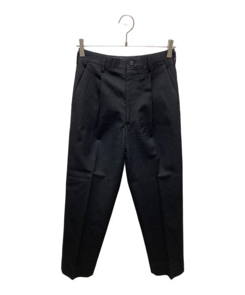 Y's for men（ワイズフォーメン）Y's for men (ワイズフォーメン) ストライプスラックス ブラック サイズ:Sの古着・服飾アイテム