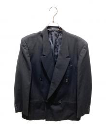 Y's for men（ワイズフォーメン）の古着「ダブルジャケット」｜ブラック