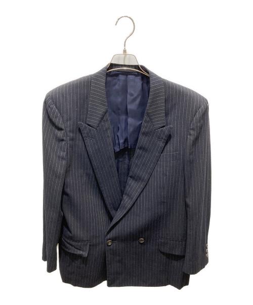 COMME des GARCONS HOMME DEUX（コムデギャルソン オム ドゥ）COMME des GARCONS HOMME DEUX (コムデギャルソン オム ドゥ) ダブルジャケット ネイビー サイズ:Sの古着・服飾アイテム