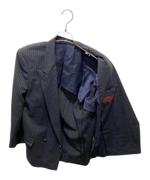 COMME des GARCONS HOMME DEUX（コムデギャルソン オム ドゥ）COMME des GARCONS HOMME DEUX (コムデギャルソン オム ドゥ) ダブルジャケット ネイビー サイズ:Sの古着・服飾アイテム