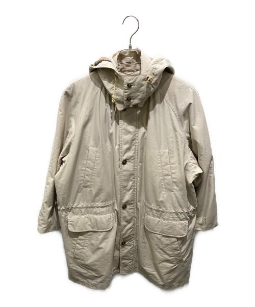 Burberry's（バーバリー）Burberry's (バーバリーズ) 裏ノバチェックフーデットダウンコート ベージュ サイズ:Mの古着・服飾アイテム