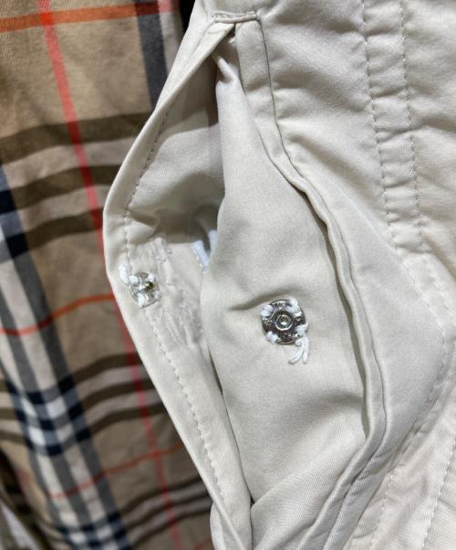 Burberry's（バーバリー）Burberry's (バーバリーズ) 裏ノバチェックフーデットダウンコート ベージュ サイズ:Mの古着・服飾アイテム