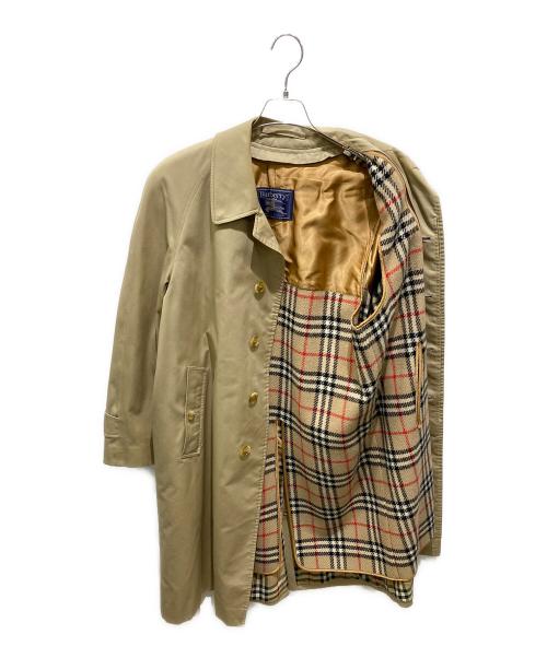 Burberry's（バーバリー）Burberry's (バーバリーズ) 裏ノバチェックコート ベージュ サイズ:記載無しの為実寸参照の古着・服飾アイテム