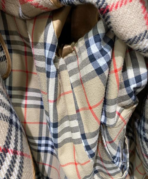 Burberry's（バーバリー）Burberry's (バーバリーズ) 裏ノバチェックコート ベージュ サイズ:記載無しの為実寸参照の古着・服飾アイテム