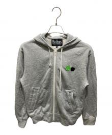 COMME des GARCONS×THE BEATLES（コムデギャルソン×ビートルズ）の古着「刺繍ジップパーカー」｜グレー