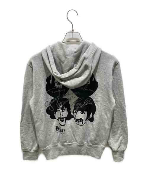 COMME des GARCONS（コムデギャルソン）COMME des GARCONS (コムデギャルソン) THE BEATLES (ビートルズ) 刺繍ジップパーカー グレー サイズ:Sの古着・服飾アイテム