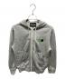 COMME des GARCONS（コムデギャルソン）の古着「刺繍ジップパーカー」｜グレー