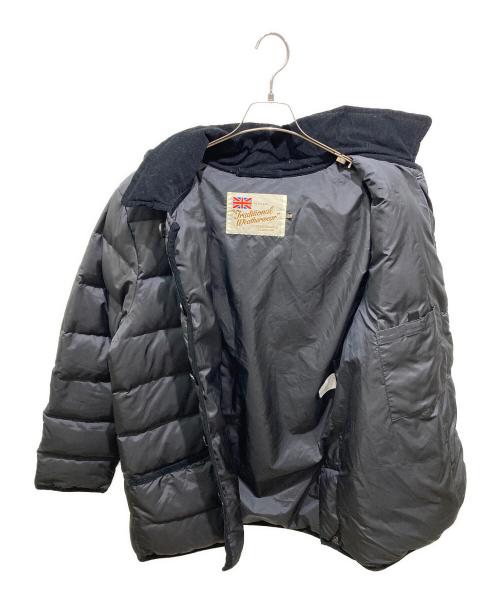 Traditional Weatherwear（トラディショナルウェザーウェア）Traditional Weatherwear (トラディショナルウェザーウェア) BEAMS (ビームス) WAVERLY HOOD DOWN ブラック サイズ:40の古着・服飾アイテム