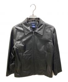 GAP（ギャップ）の古着「レザージャケット」｜ブラック