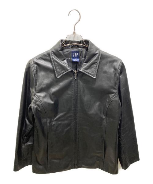 GAP（ギャップ）GAP (ギャップ) レザージャケット ブラック サイズ:Mの古着・服飾アイテム