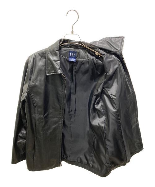 GAP（ギャップ）GAP (ギャップ) レザージャケット ブラック サイズ:Mの古着・服飾アイテム