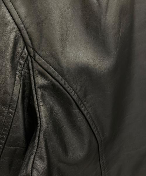GAP（ギャップ）GAP (ギャップ) レザージャケット ブラック サイズ:Mの古着・服飾アイテム