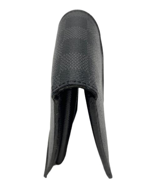LOUIS VUITTON（ルイ ヴィトン）LOUIS VUITTON (ルイ ヴィトン) 2つ折り財布　ダミエ 	ポルトフォイユ・マルコ NM　N63336　CA2129 ブラックの古着・服飾アイテム