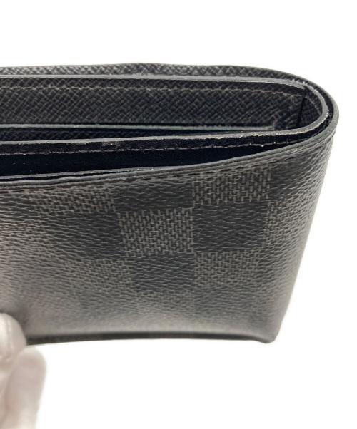 LOUIS VUITTON（ルイ ヴィトン）LOUIS VUITTON (ルイ ヴィトン) 2つ折り財布　ダミエ 	ポルトフォイユ・マルコ NM　N63336　CA2129 ブラックの古着・服飾アイテム