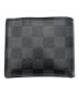 LOUIS VUITTON (ルイ ヴィトン) 2つ折り財布　ダミエ 	ポルトフォイユ・マルコ NM　N63336　CA2129 ブラック：7000円