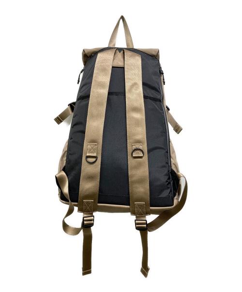 ear PAPILLONNER（イアパピヨネ）ear PAPILLONNER (イアパピヨネ) BURLAP OUTFITTER (バーラップアウトフィッター) レザーコンビライトリュック ブラウンの古着・服飾アイテム