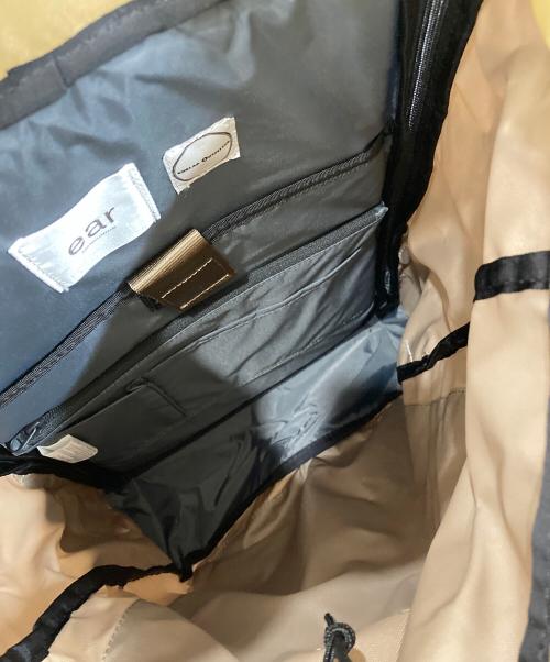 ear PAPILLONNER（イアパピヨネ）ear PAPILLONNER (イアパピヨネ) BURLAP OUTFITTER (バーラップアウトフィッター) レザーコンビライトリュック ブラウンの古着・服飾アイテム