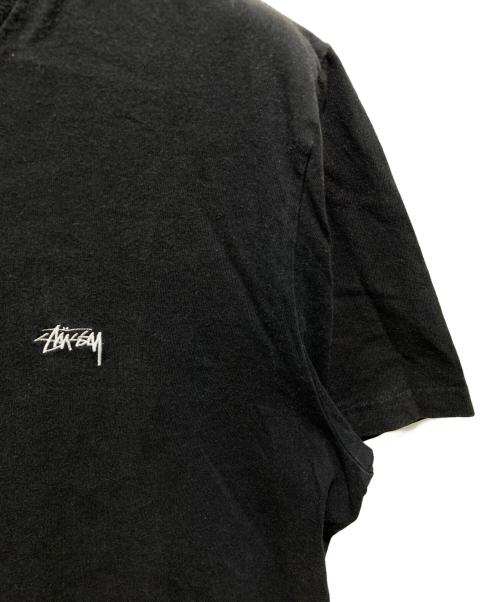 stussy（ステューシー）stussy (ステューシー) ロゴＴシャツ ブラック サイズ:Ｍの古着・服飾アイテム
