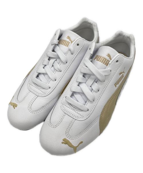 PUMA（プーマ）PUMA (プーマ) SPEEDCAT LTH　ローカットスニーカー ホワイト サイズ:25の古着・服飾アイテム