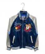 CAPTAIN SANTAキャプテンサンタ）の古着「サテンスカジャン」｜ブルー